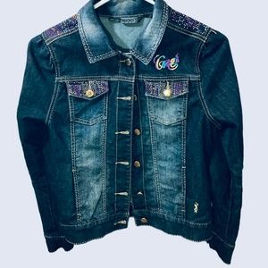 Youth Girls Jean Jacket - Size L (12/14) - Coogi